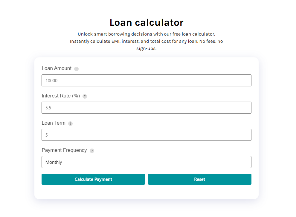 Loan Calculator